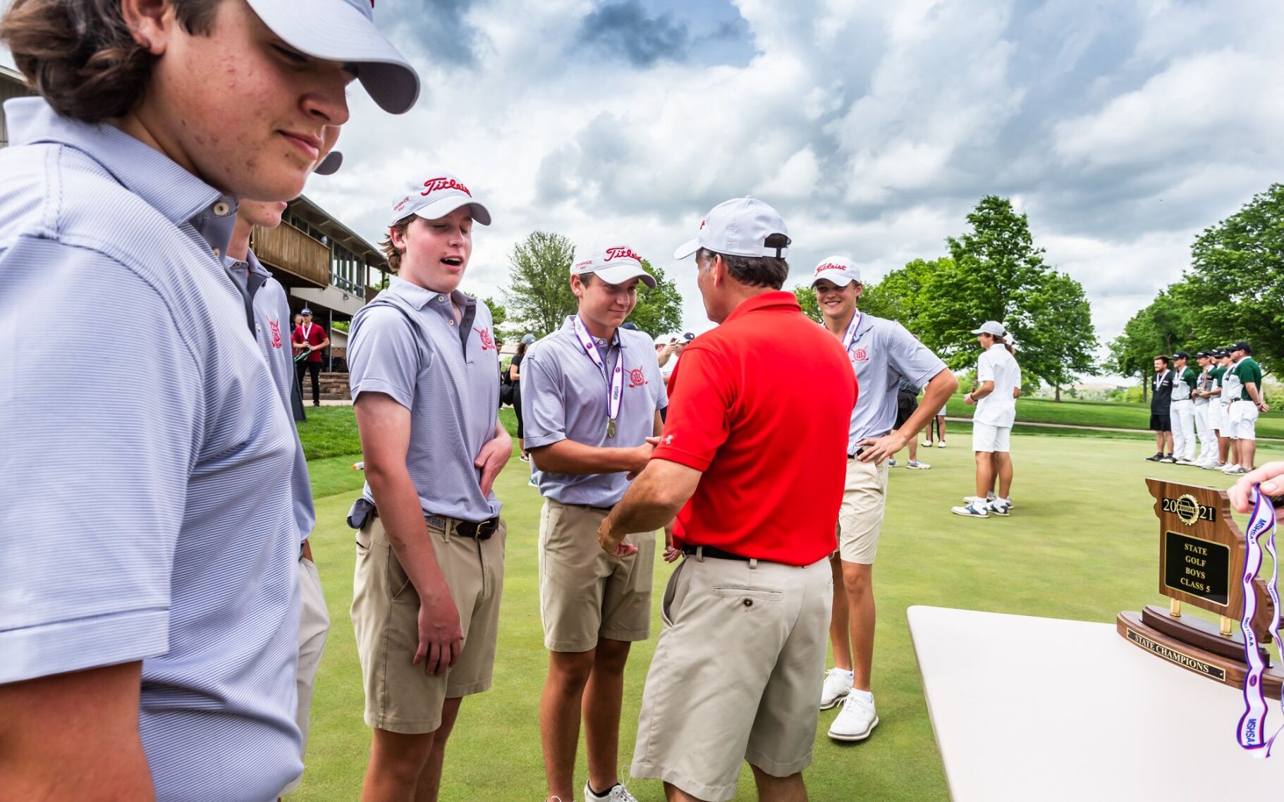 Class 5 boys golf state tournament, final round